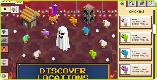 Discover locations gameplay